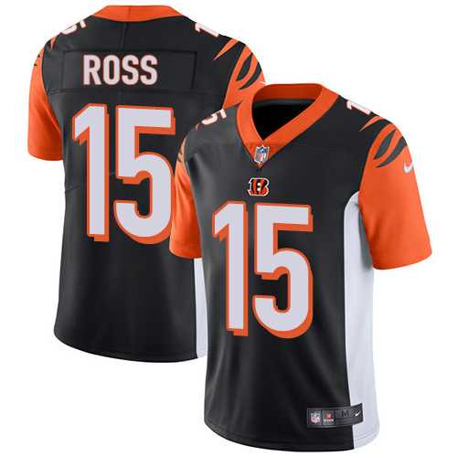 Nike Cincinnati Bengals #15 John Ross Black Team Color NFL Vapor Untouchable Limited Jersey,We sell and wholesale Nike Cincinnati Bengals #15 John Ross Black Team Color NFL Vapor Untouchable Limited Jersey on line form chian!